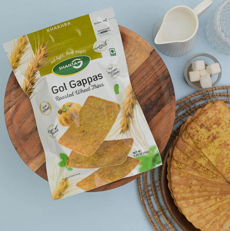 Shanta G Wheat Thins Gol Gappas 150 G Pouch_0