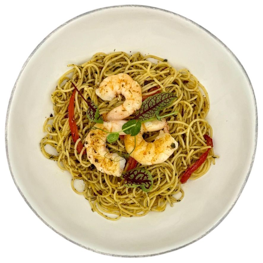 Garlic Butter Prawn Pasta _0