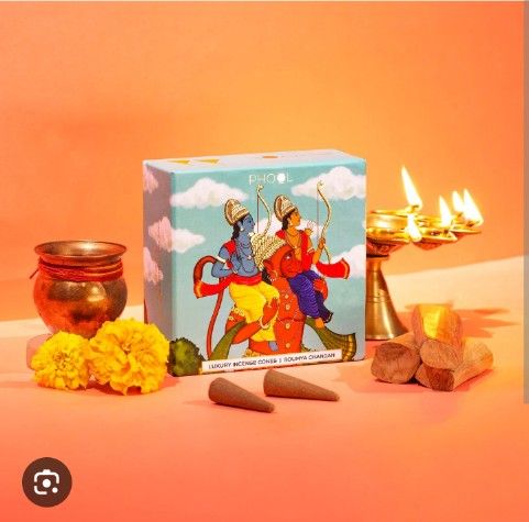 Phool Incense Cones Soumya Chandan 40 U Box_1