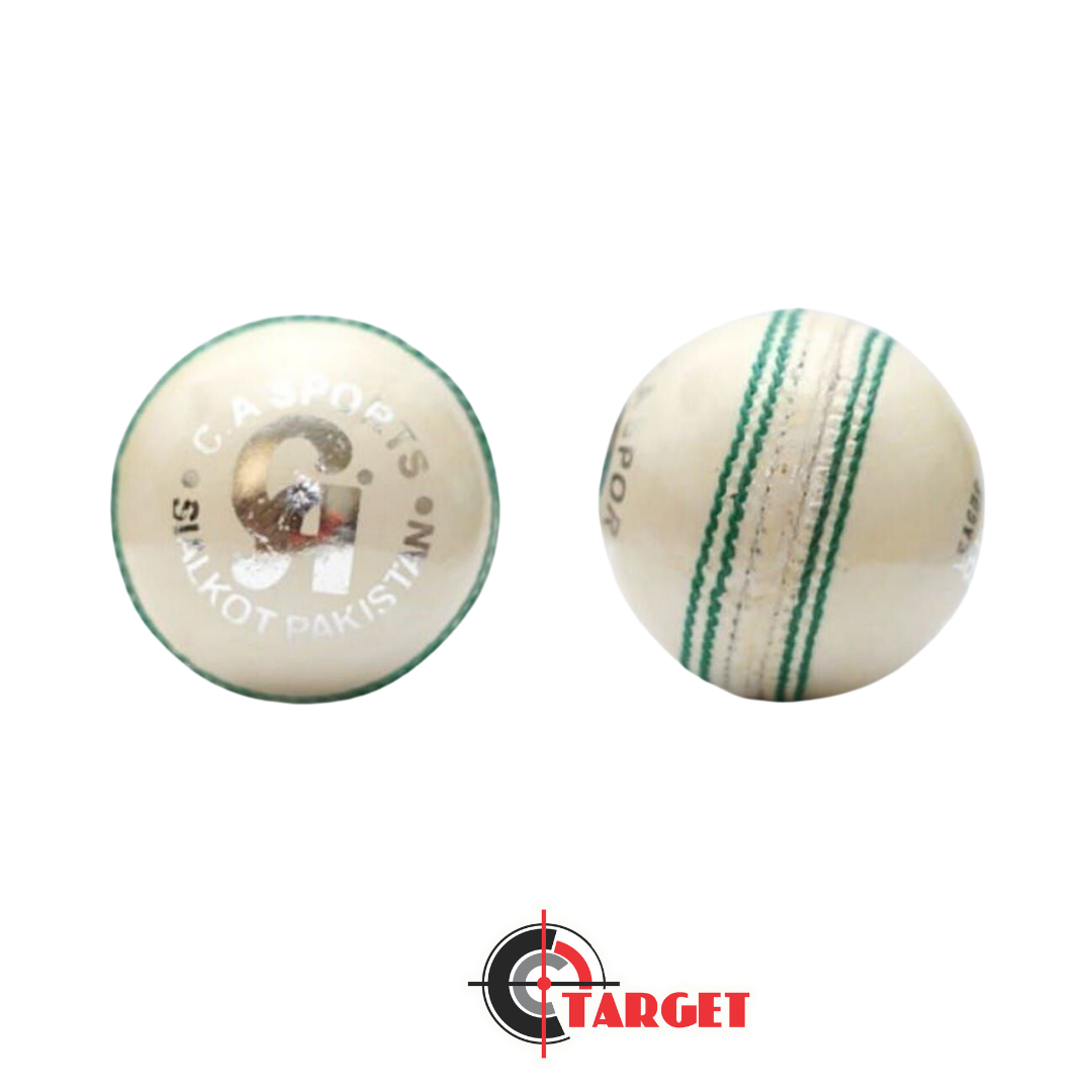 CA Premium Cricket Ball Attack White 4 3/4_0