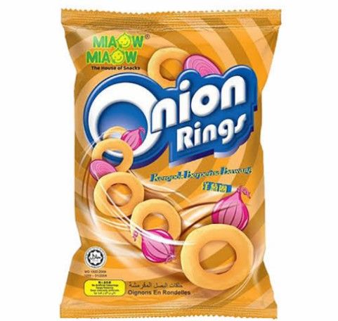 Miaow Miaow Flavoured Onion Rings 60g Pouch_0