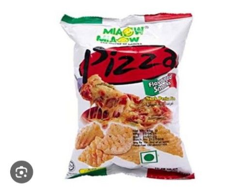 Miaow Miaow Flavoured Snacks Pizza 60g Pouch_0