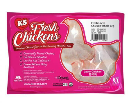 Fresh Lacto Chicken Whole Leg – 300g (Organically Farm chicken)_1