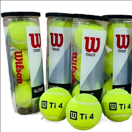 Wilson Titanium 4 Ball ( 1 Tin 3 Balls)_1