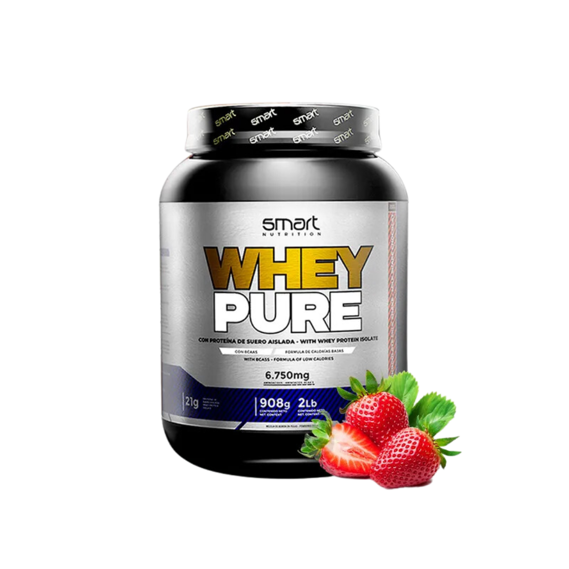 Whey Pure fresa 2lbs SMART NUTRITION  _0