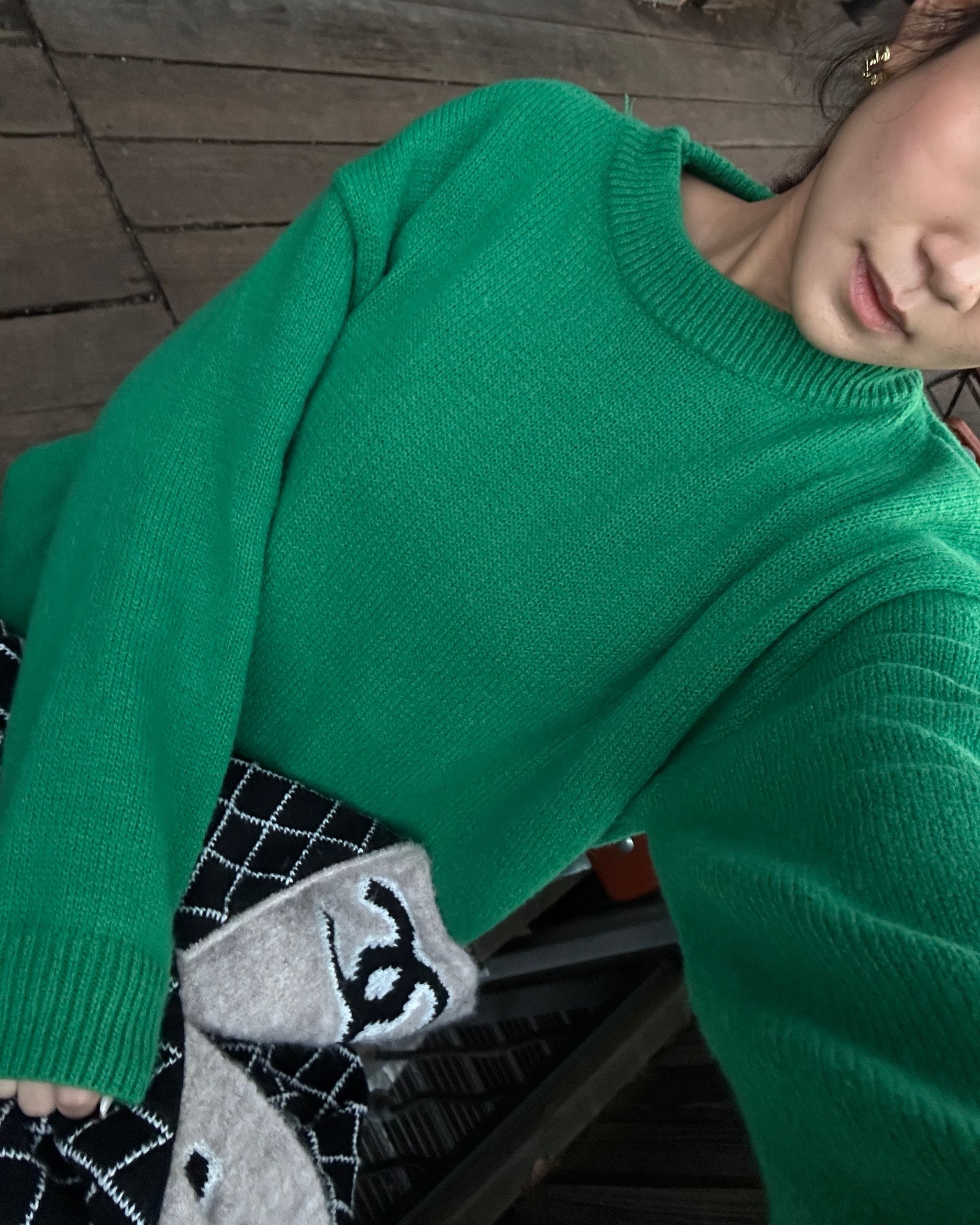 EMERALD GREEN SWEATER (UNISEX)_1