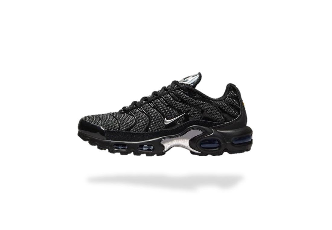 NIKE AIR MAX PLUS TN BLACK SUEDE SILVER _1