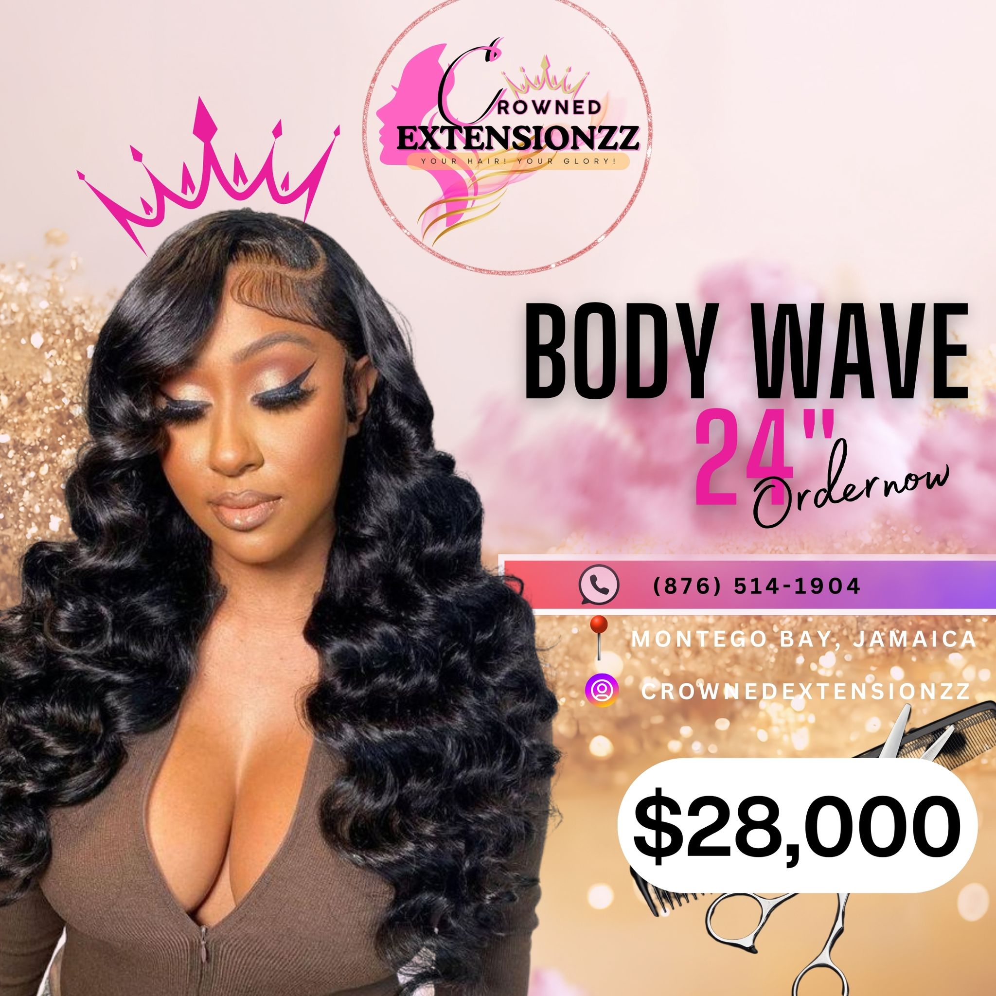 100% Body Wave Lace Crowns_1