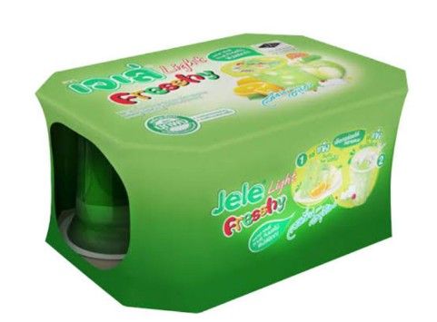 Jele Light Jelly Glass Mixed Fruit 125 Gm X 6 Cups_0