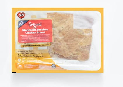 Frozen KS Original Marinated Boneless Chicken Breast – 500g_0