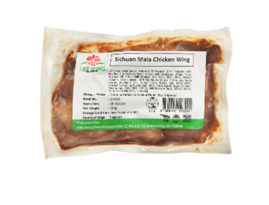 Frozen KS Sichuan Mala Chicken Wing – 200g_1