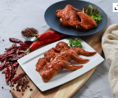 Frozen KS Sichuan Mala Chicken Wing – 200g_0