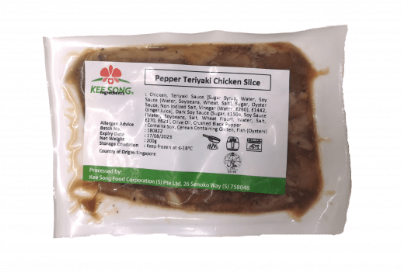 Frozen KS Pepper Teriyaki Chicken Slice – 200g_1