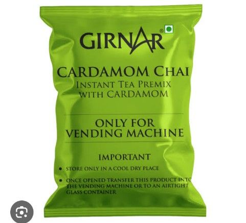 Girnar Instant Tea Premix Cardamom Chai 1 Kg Vending Machine Pouch_0