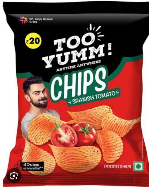 Too Yumm Chips Spanish Tomato 45g Pouch_0