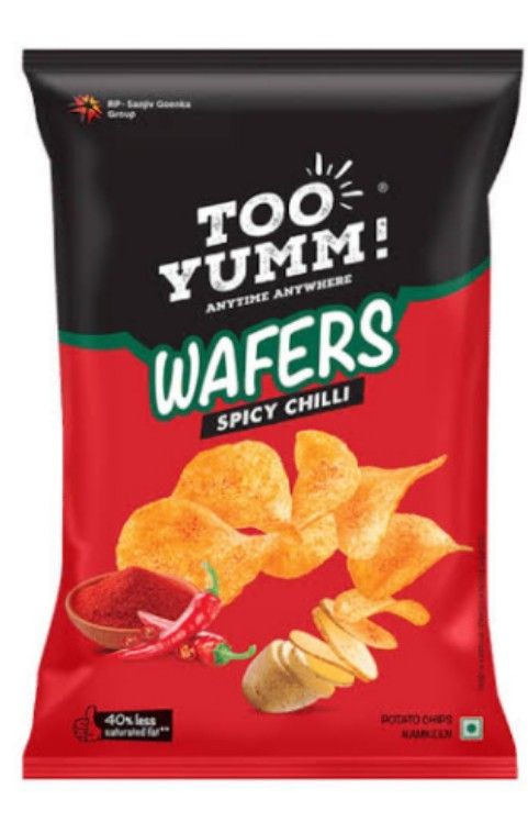 Too Yumm Chips Wafer Spicy Chilli 90g Pouch_0