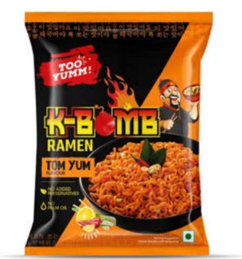 Too Yumm K-Bomb Ramen Tom Yum 80g Pouch_0