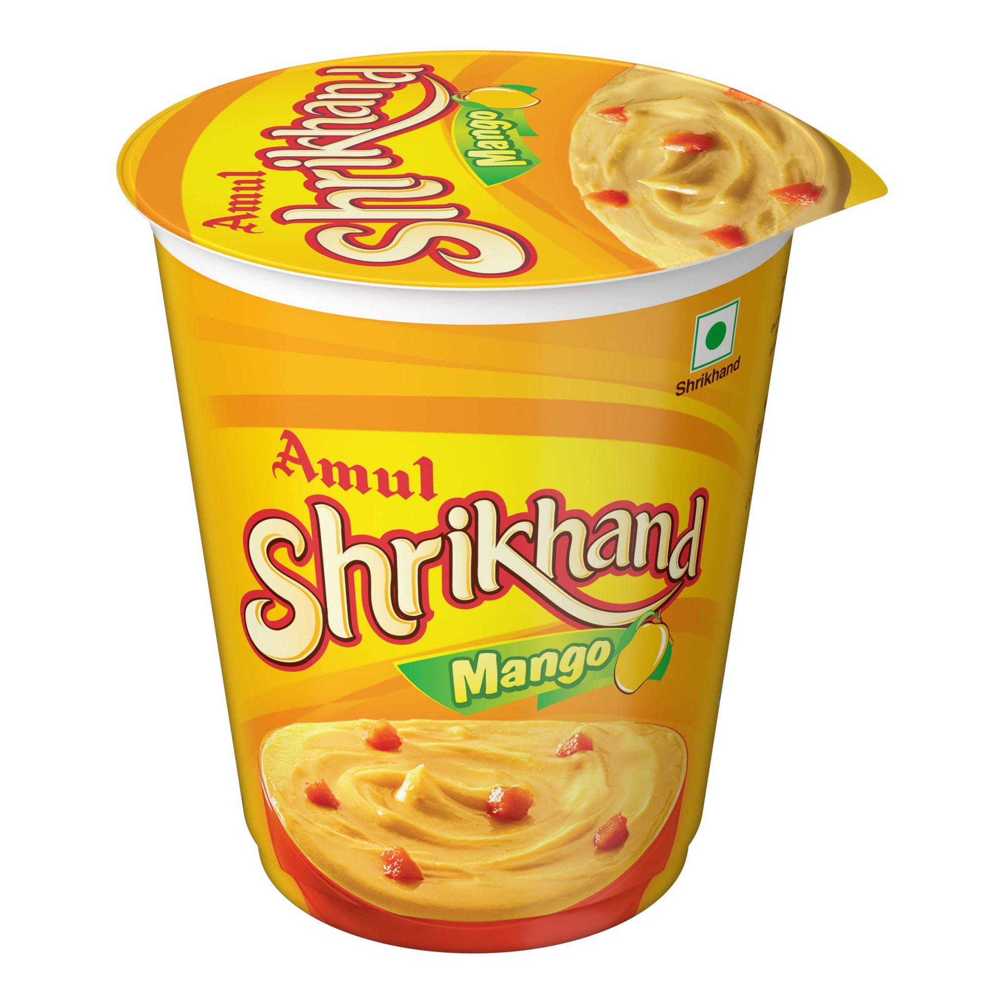 Amul Shrikhand Mango - Frozen 500g_0