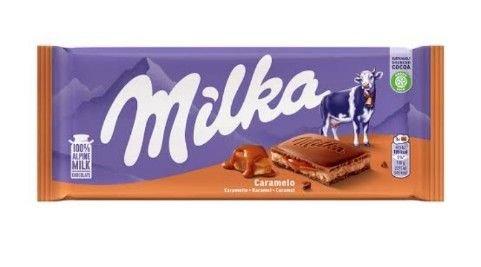 Milka Caramel Chocolate 100g Bar_0