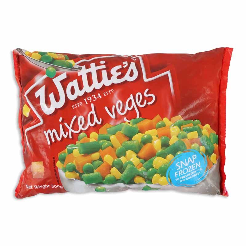 Watties Mixed Vegetables - Frozen 500g_0