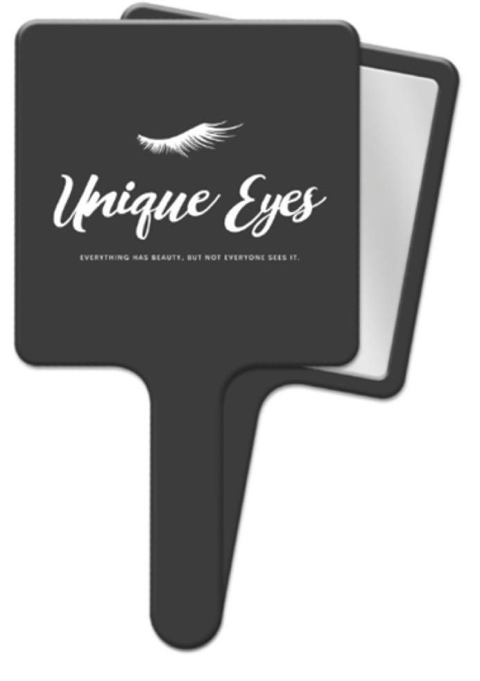 Mini Black Square Mirror_0