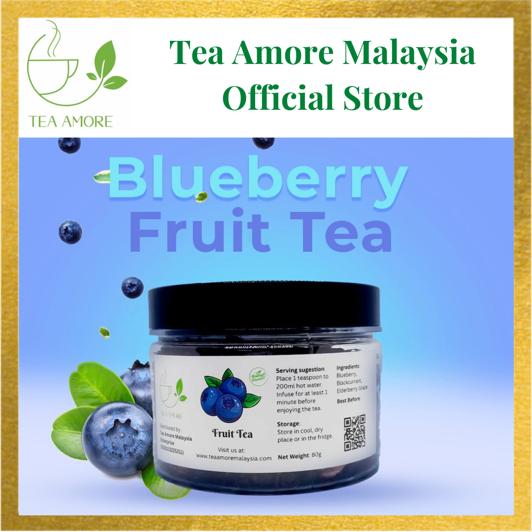 Tea Amore Blueberry Fruit Tea 80g (Can) / Tea Amore 蓝莓茶 80g_0