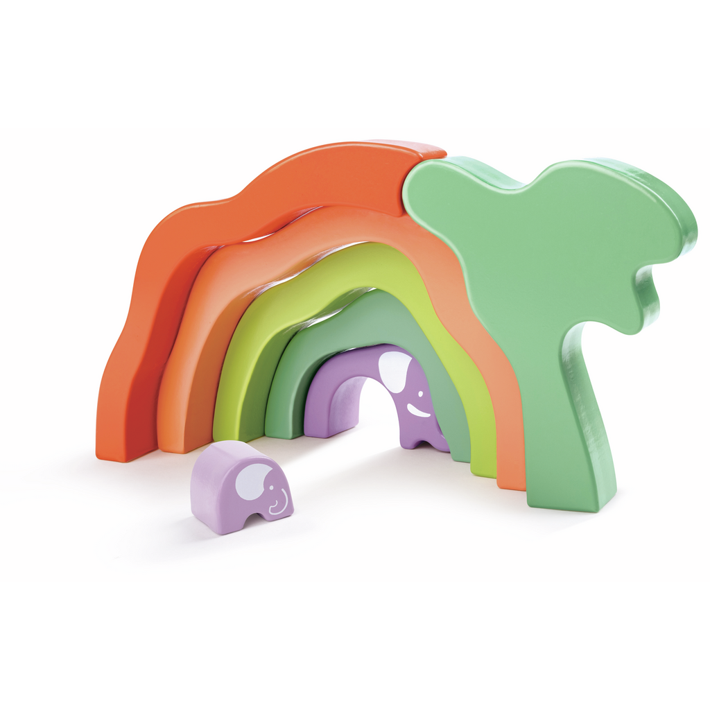 Hape Safari Elephant Stacking Blocks_0