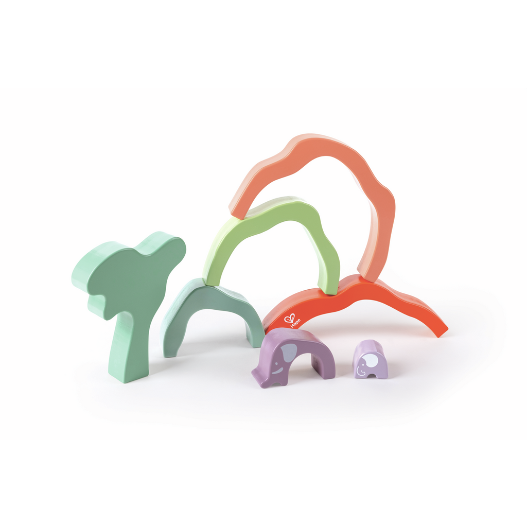 Hape Safari Elephant Stacking Blocks_1