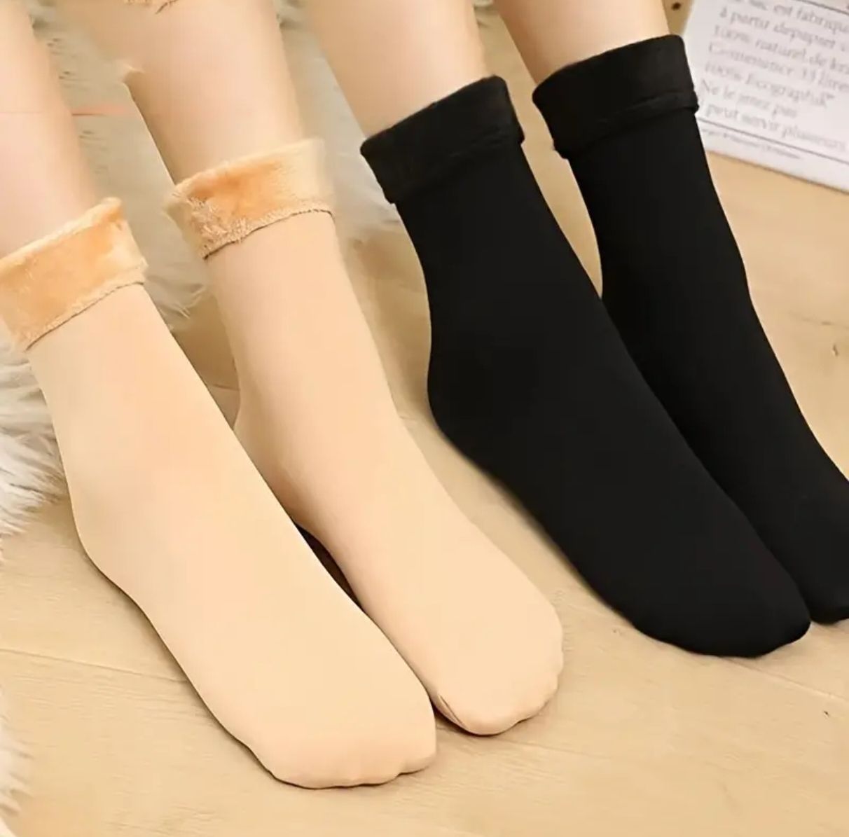 Socks with Fur 4 pieces_0