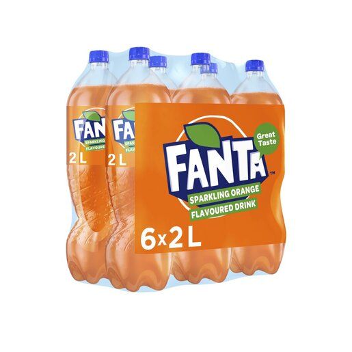 Fanta Orange plastic bottle 6x2L_0