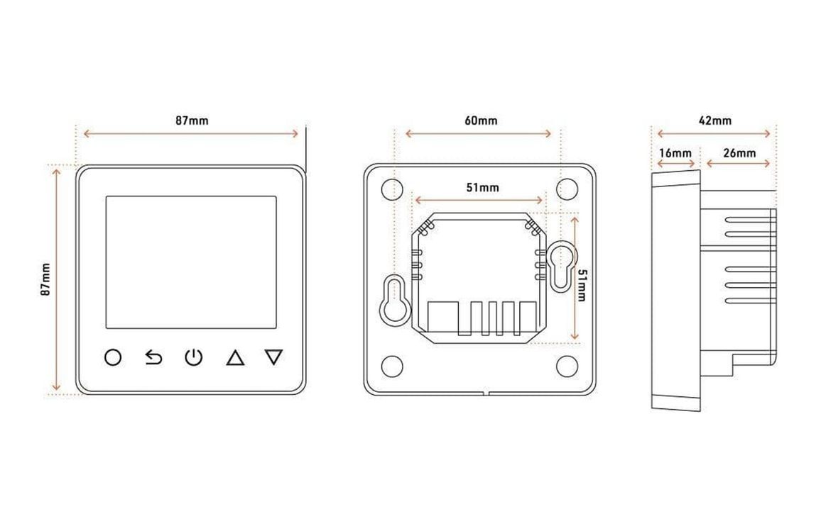 Smart WiFi Thermostat - White_1