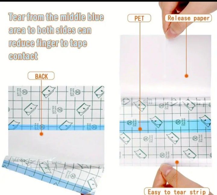 Transparent waterproof transparent bandages. 4" x 5 yard _1