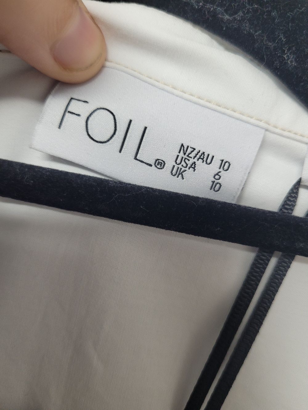 Foil shirt size 10_2