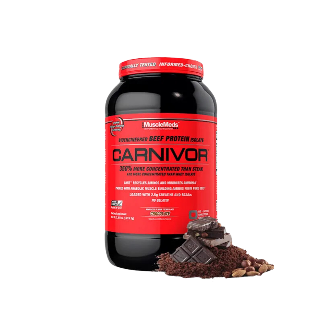 Carnivor Isolate chocolate 2lbs MUSCLEMEDS_0