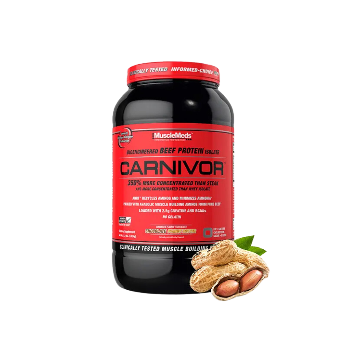 Carnivor Isolate chocolate peanut butter 2lbs MUSCLEMEDS _0