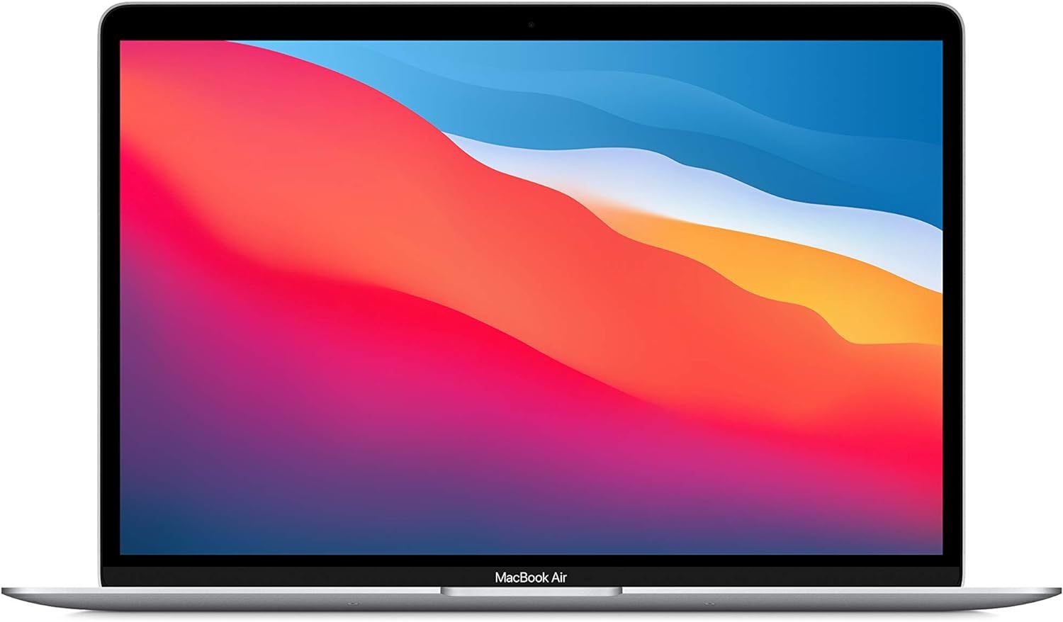 Apple MacBook Air 2020 : puce Apple M1, écran Retina 13", 8 Go de RAM, stockage SSD 256 Go, clavier rétroéclairé, caméra FaceTime HD, Touch ID - Argent_1