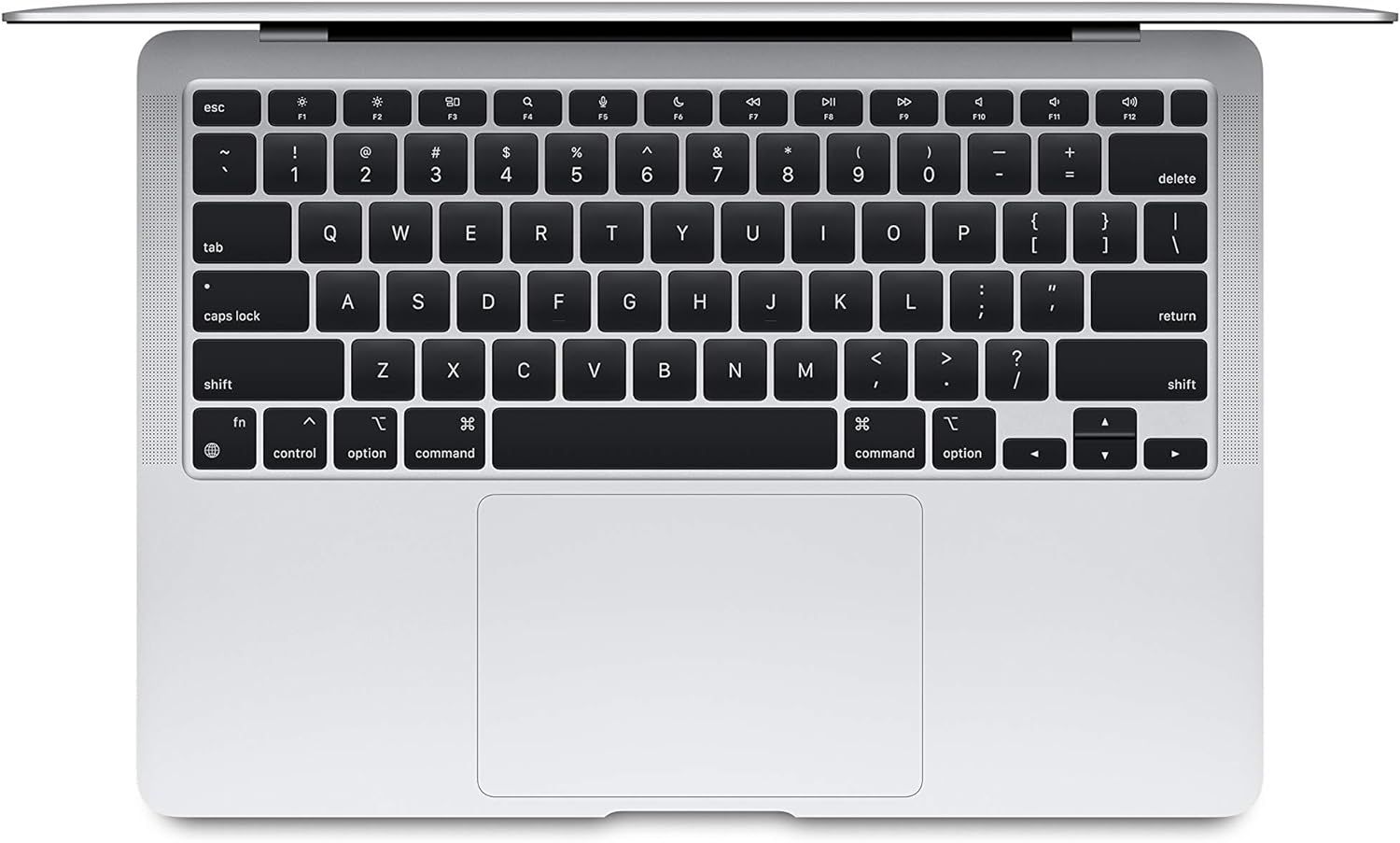 Apple MacBook Air 2020 : puce Apple M1, écran Retina 13", 8 Go de RAM, stockage SSD 256 Go, clavier rétroéclairé, caméra FaceTime HD, Touch ID - Argent_2