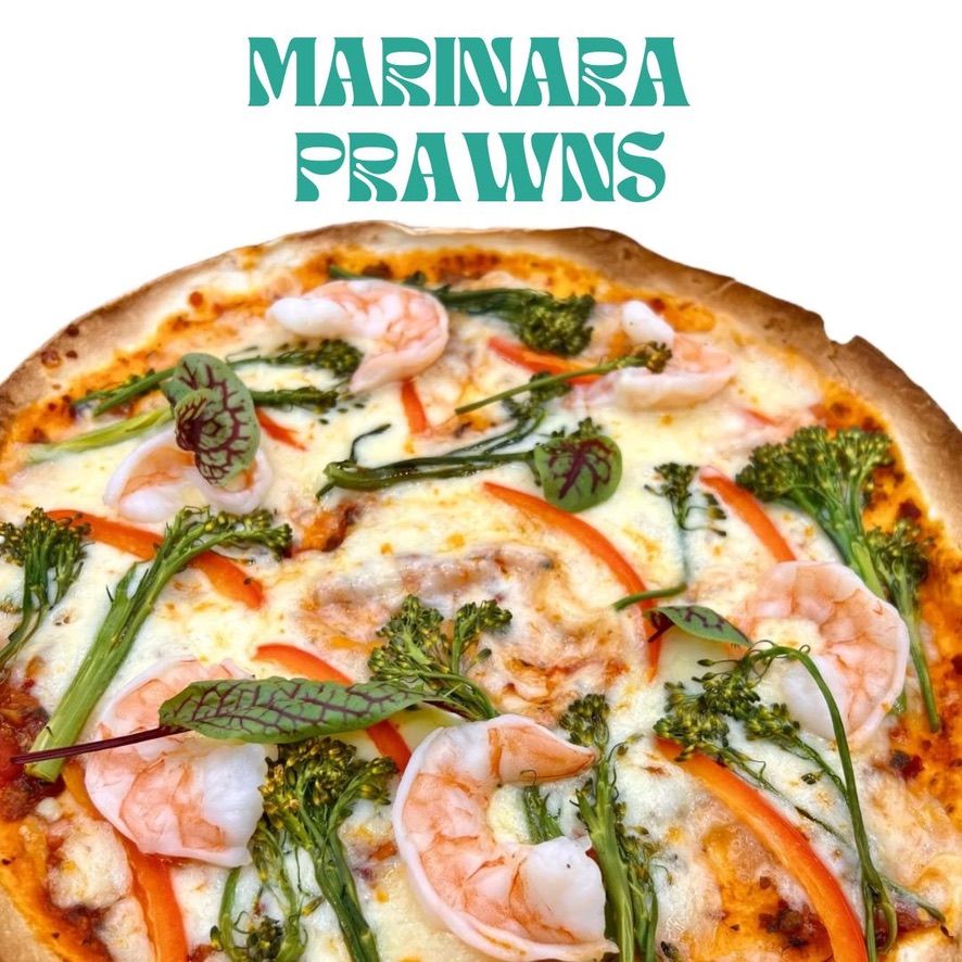 Marinara Prawns Tortilla Pizza _0