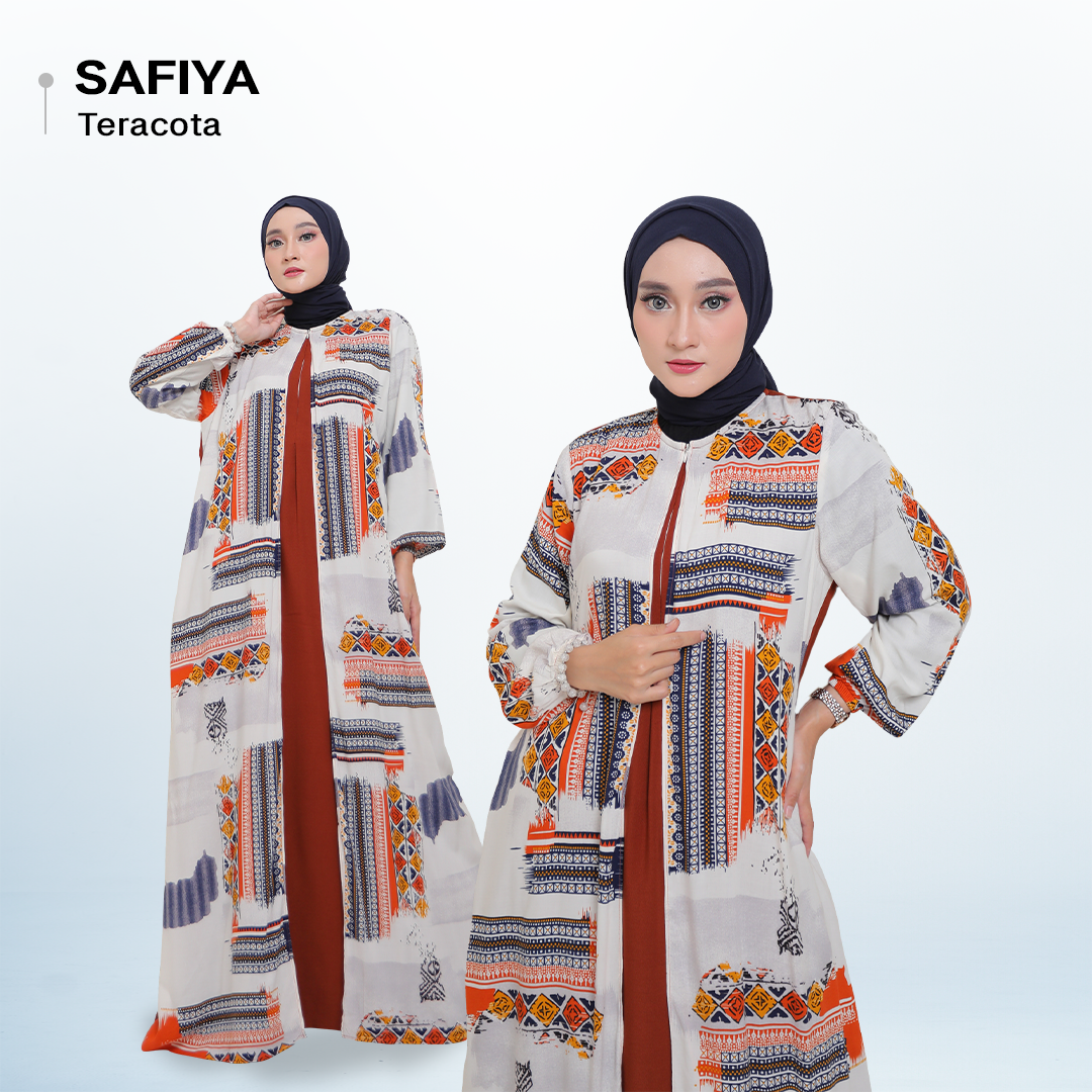 Warna Warni Brand Dress safiya Bahan Rayon Diamond - XL_2