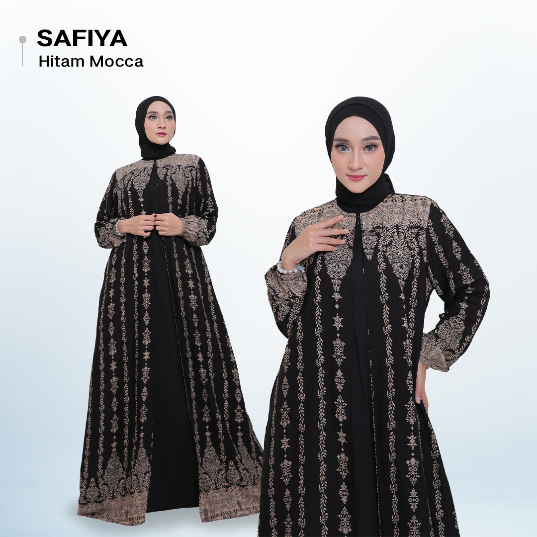 Warna Warni Brand Dress safiya Bahan Rayon Diamond - XL_3