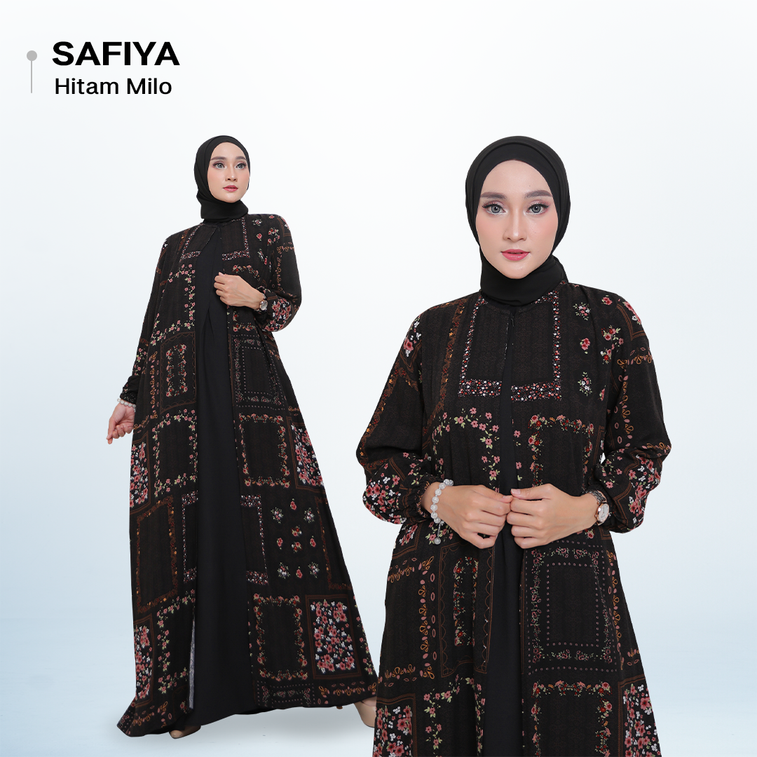 Warna Warni Brand Dress safiya Bahan Rayon Diamond - XL_9