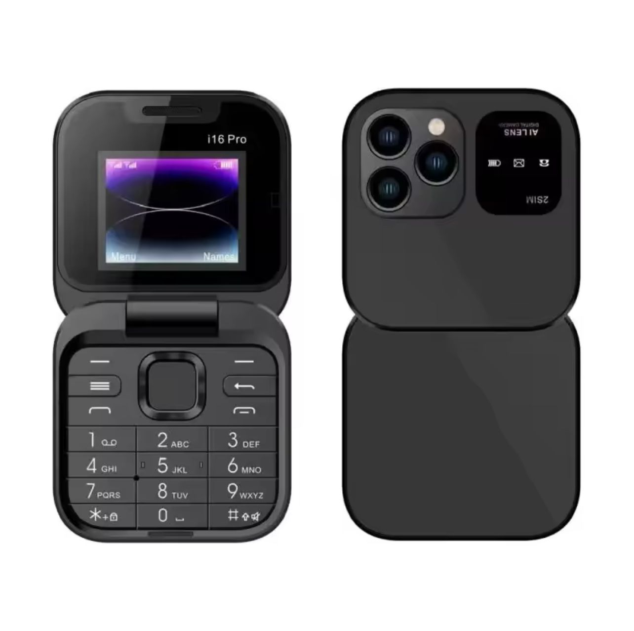 Téléphone à Clapet Dual SIM i16 Pro – Praticité, Simplicité et Élégance_1