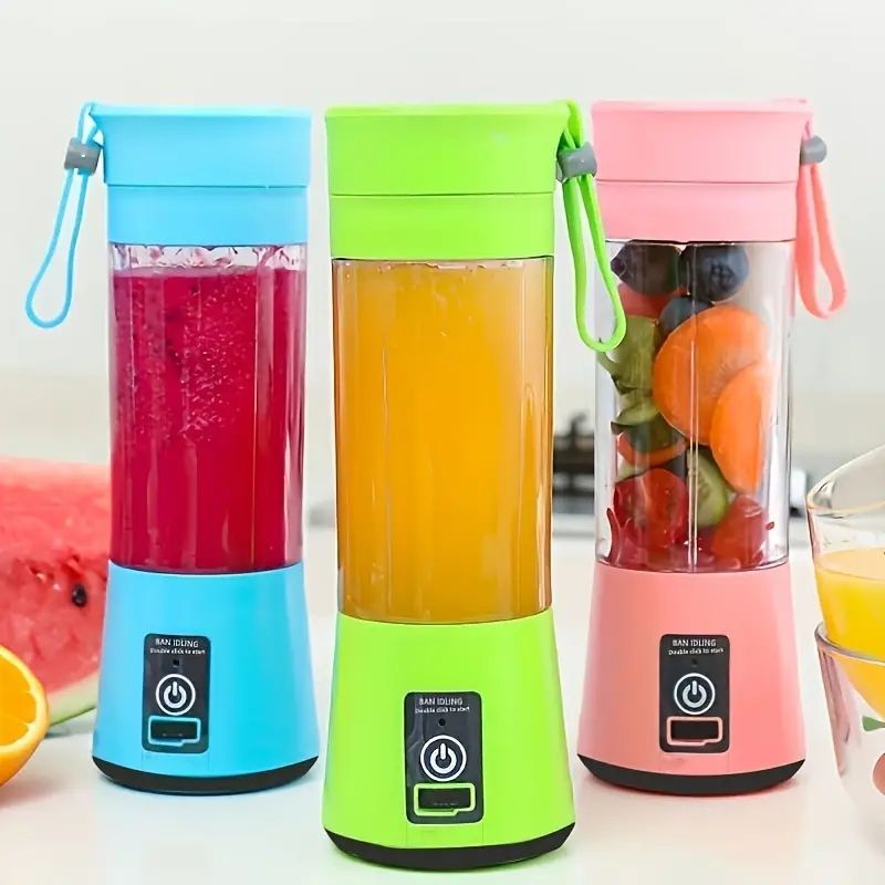 Wireless Portable Blender with 6-Leaf Blade_2