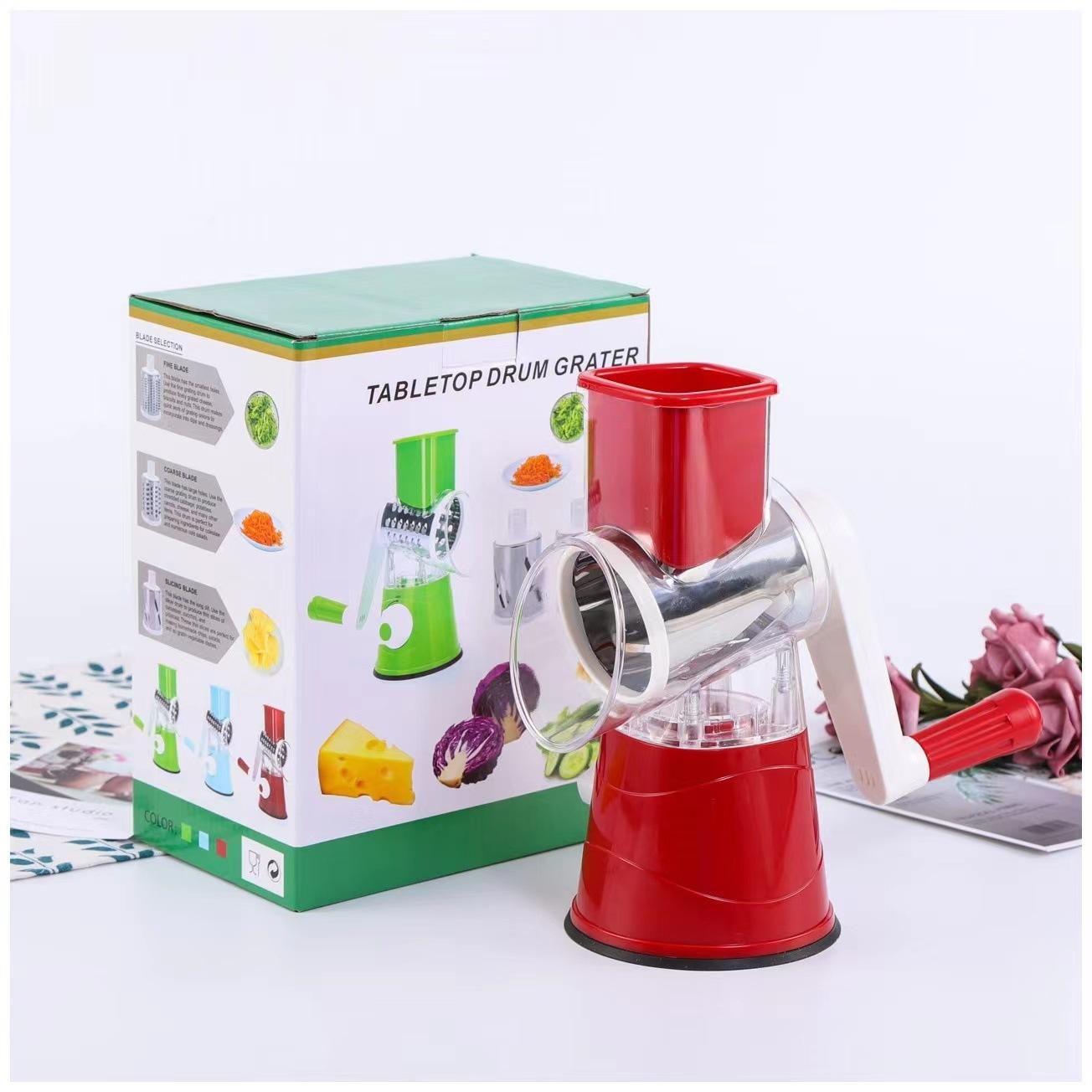 3-in-1 Hand Cranked Vegetable Cutter & Potato Shredder_1