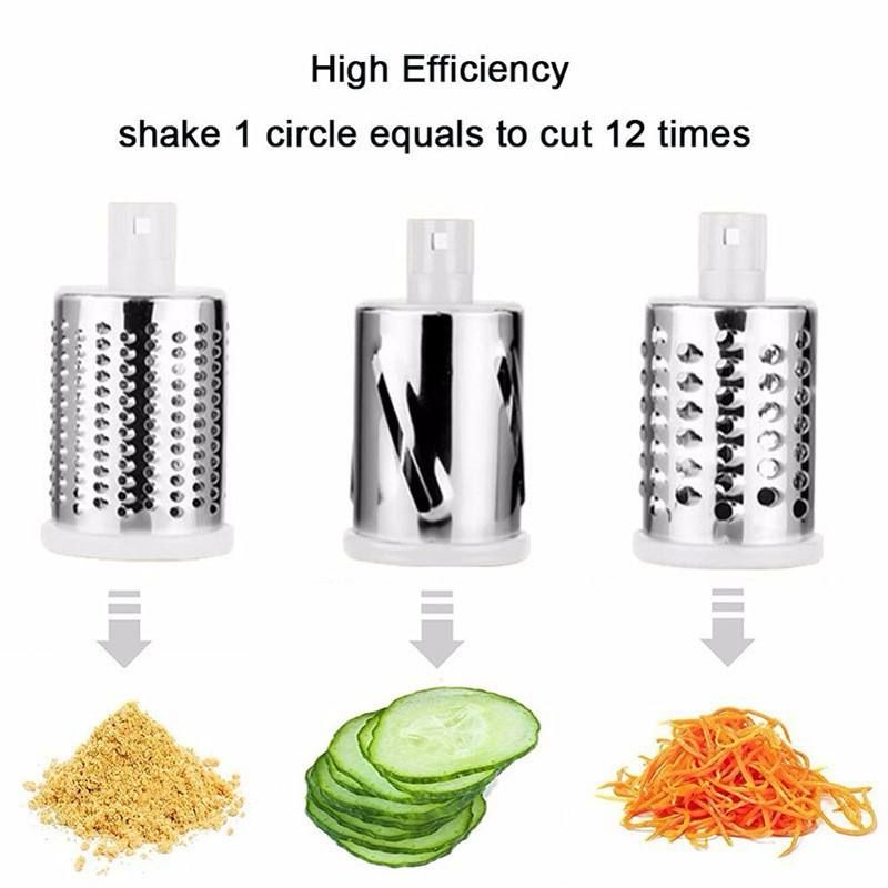 3-in-1 Hand Cranked Vegetable Cutter & Potato Shredder_5