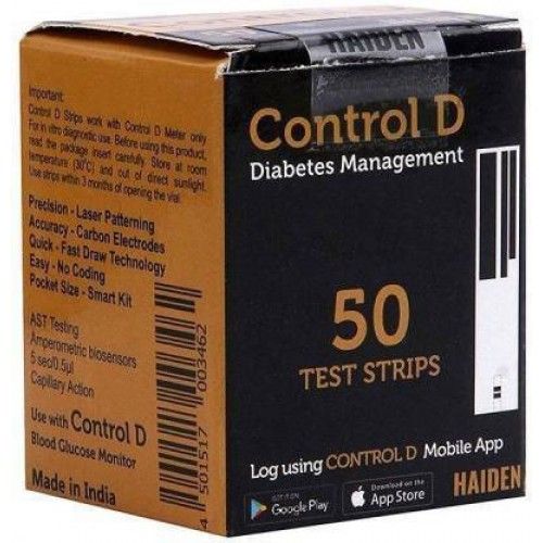 Control D blood sugar machine and 50strips _1