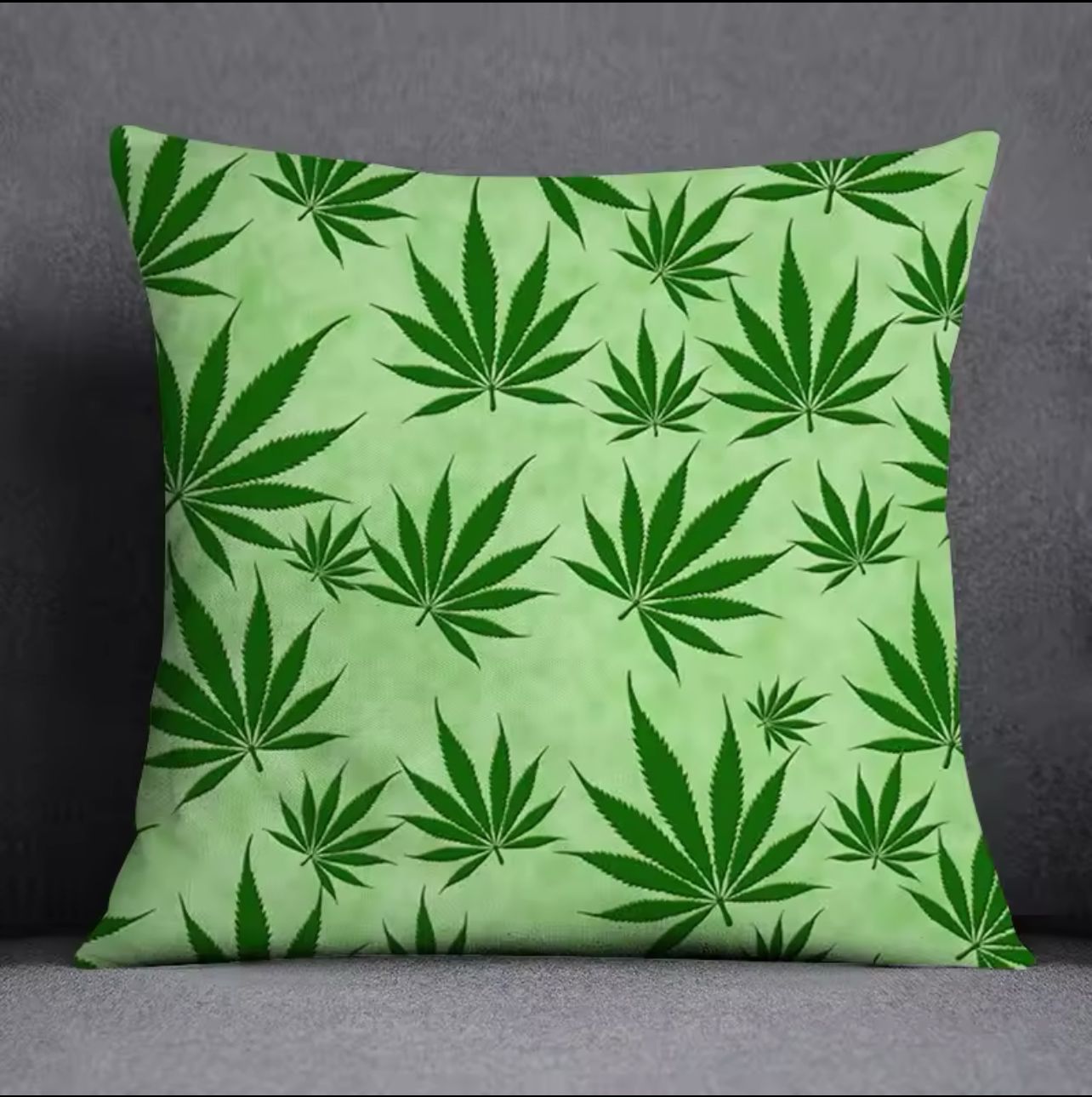 Coussin avec Housse à Motif Cannabis – Confort et Style Unique_10