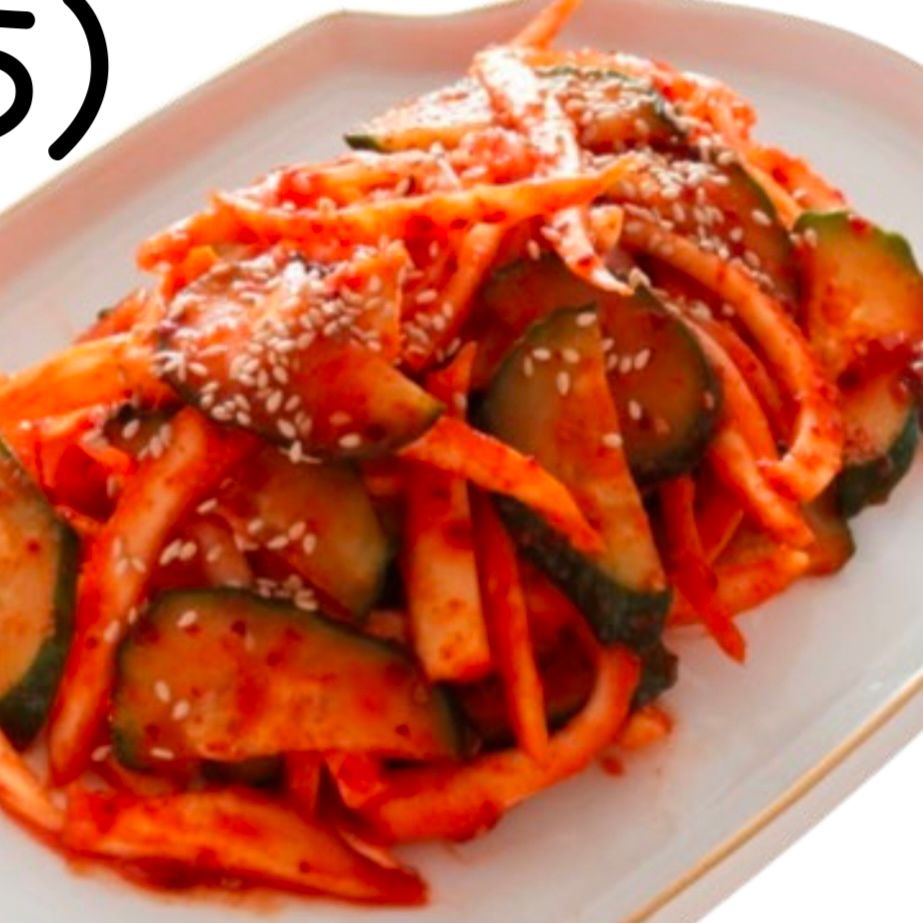 도라지 무침 400g | Bellflower Root(Doraji)&Cucumber spicy salad_0