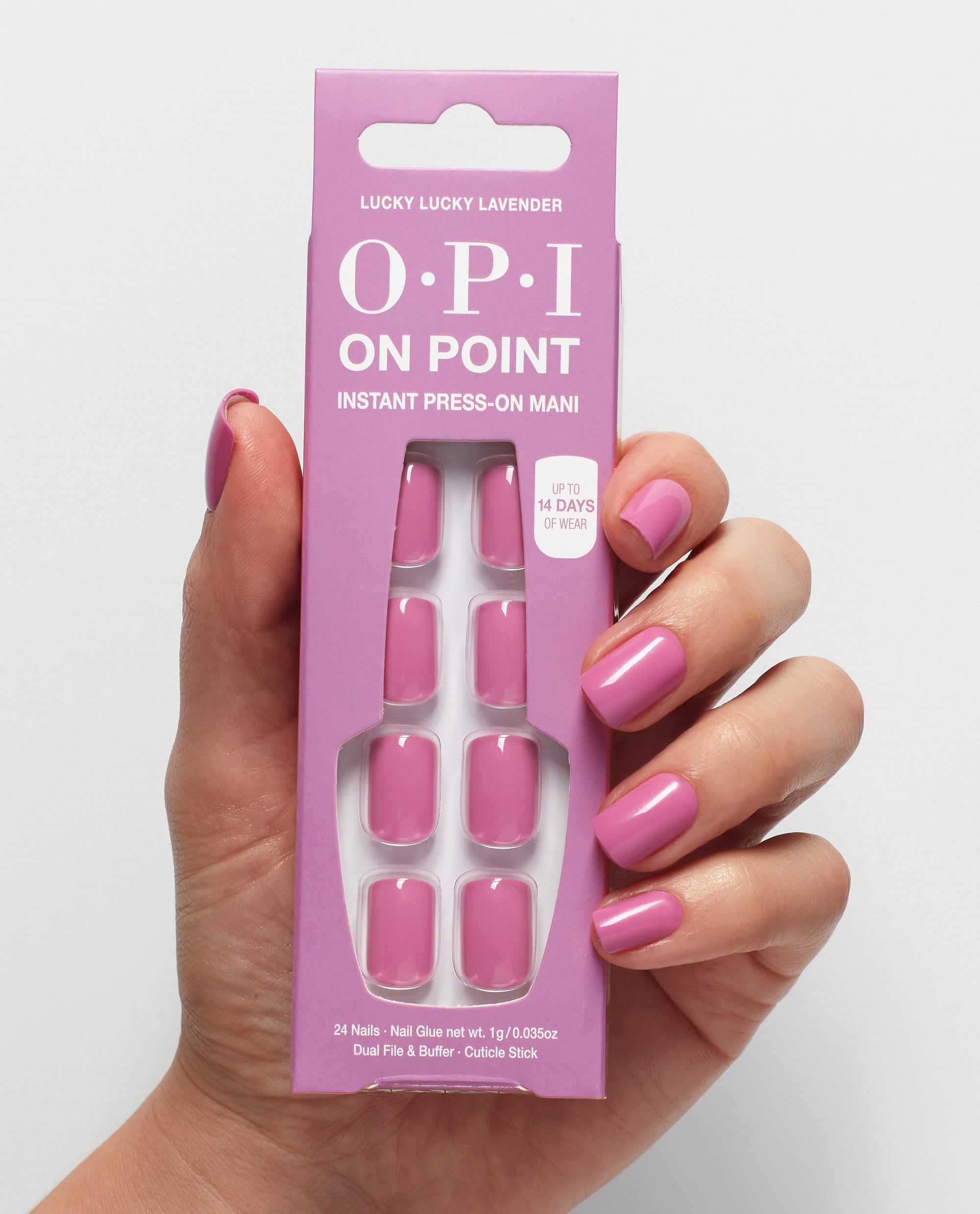 O.P.I On Point Instant Press-No Mani  Lucky Lucky Lavender_0