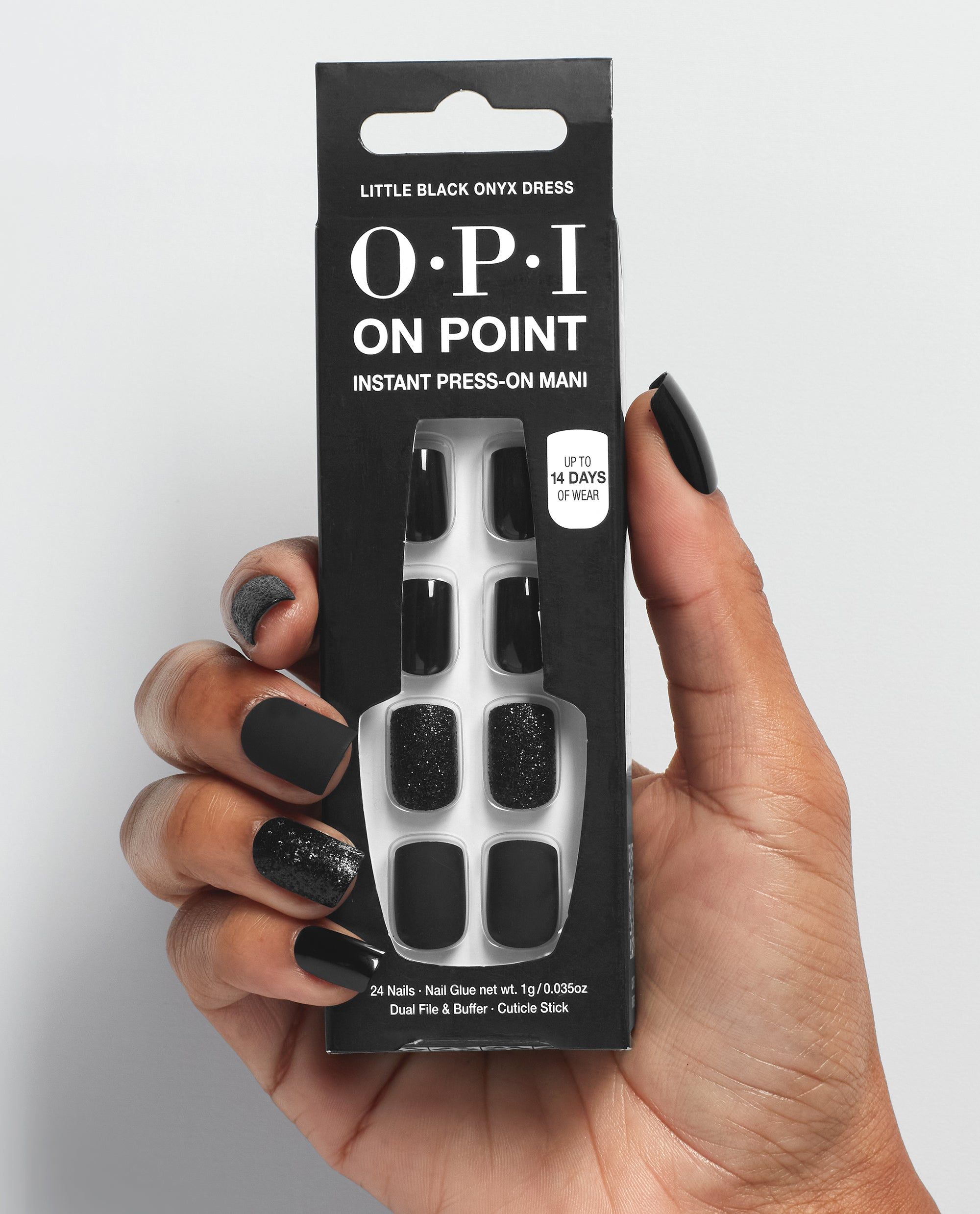 O.P.I On Point Instant Press-No Mani  Little Black Onyx Dress_0